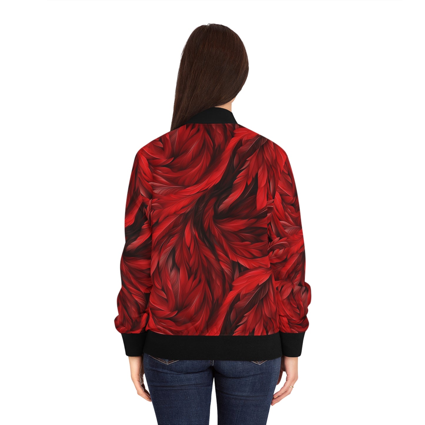 Cardinal Feather Bomber