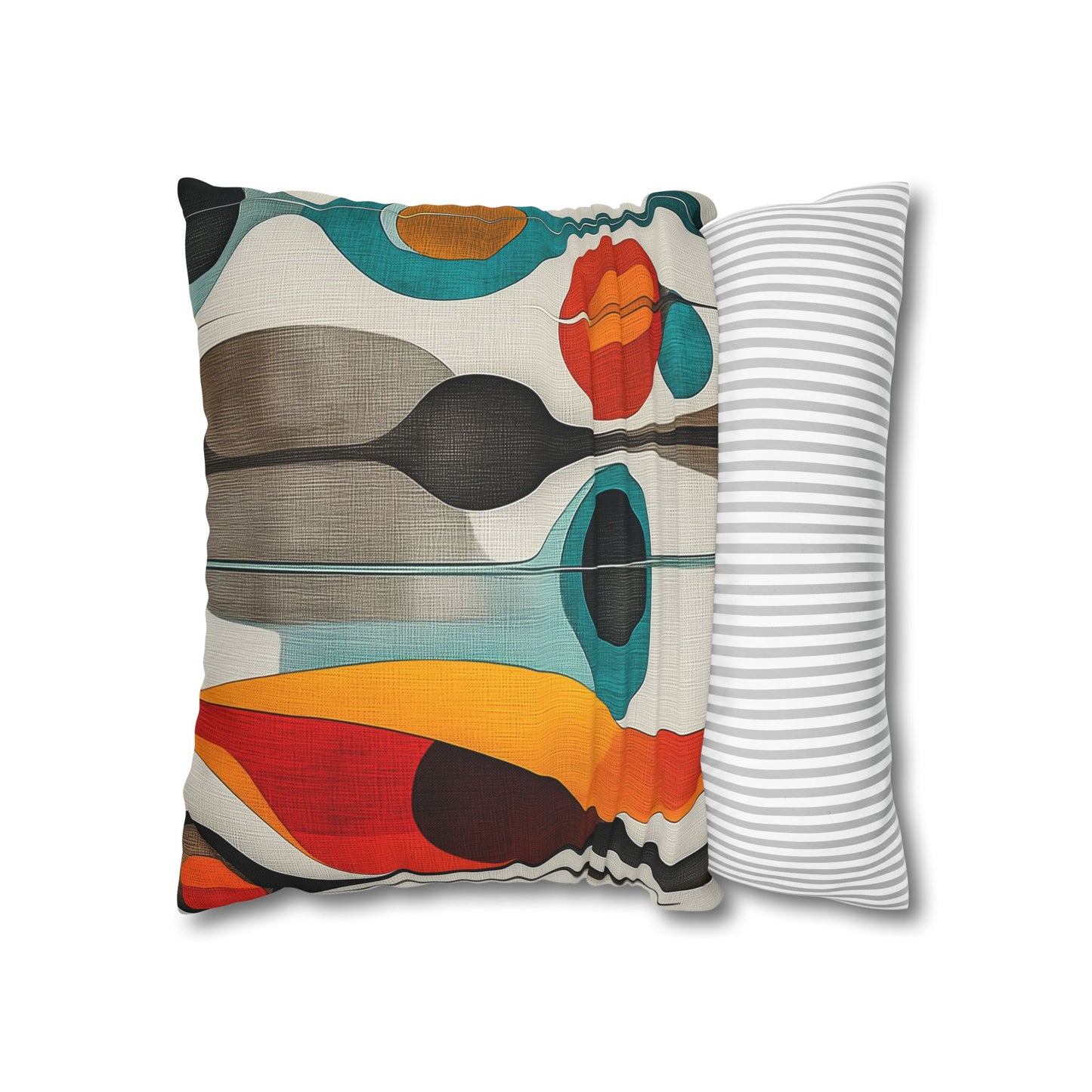 Mid-Century Dreams - Square Polyester Pillowcase