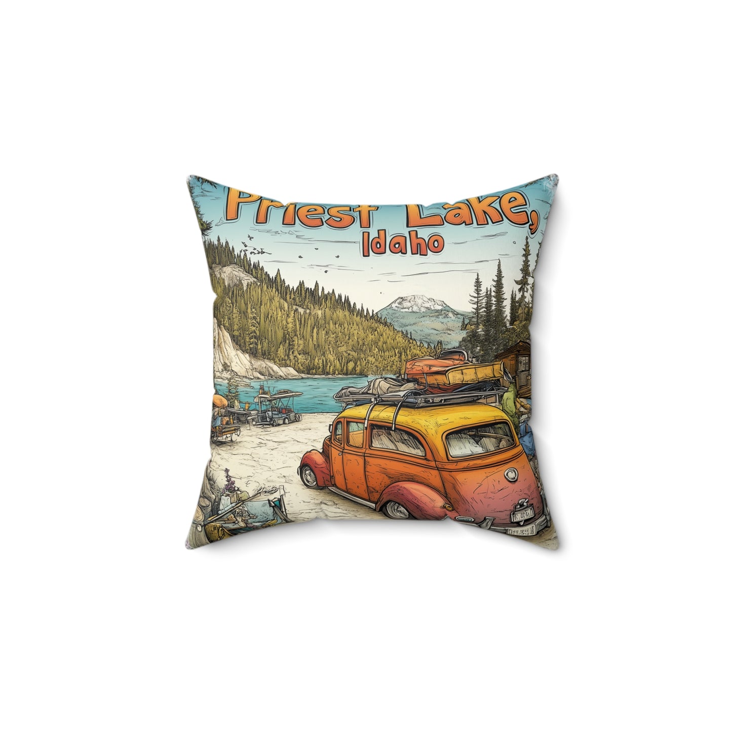 Priest Lake 1950’s Pillow