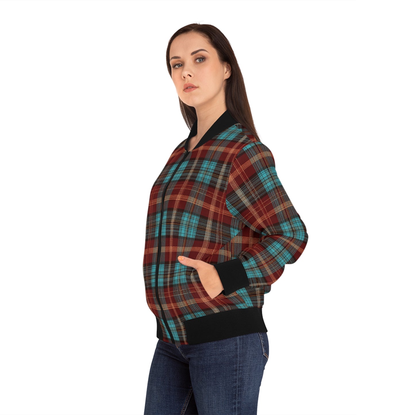 Rich Plaid Bomber