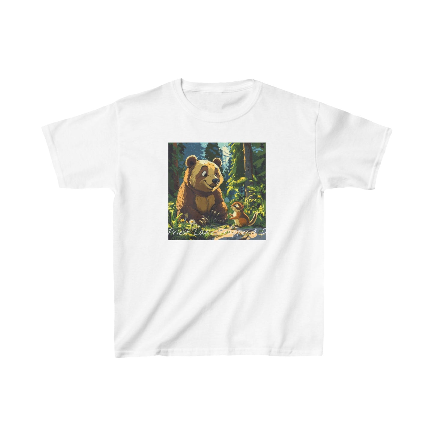 Priest Lake Trapper & Dash Kids T-shirt