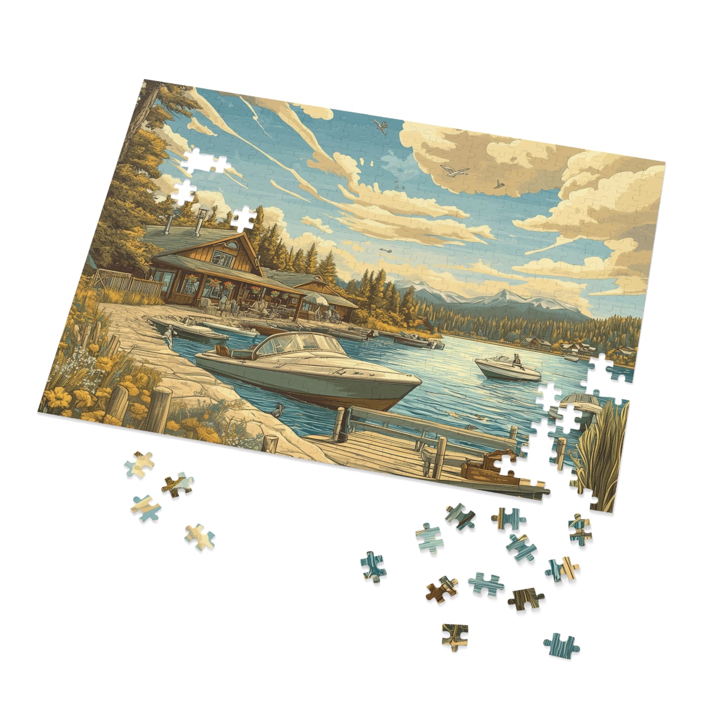 Priest Lake October Jigsaw Puzzle 2