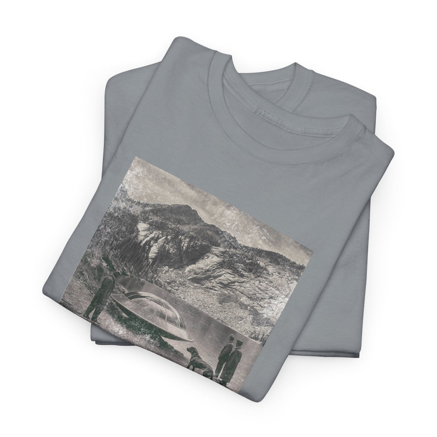 1896 Hunt Lake UFO Photo Print Tee