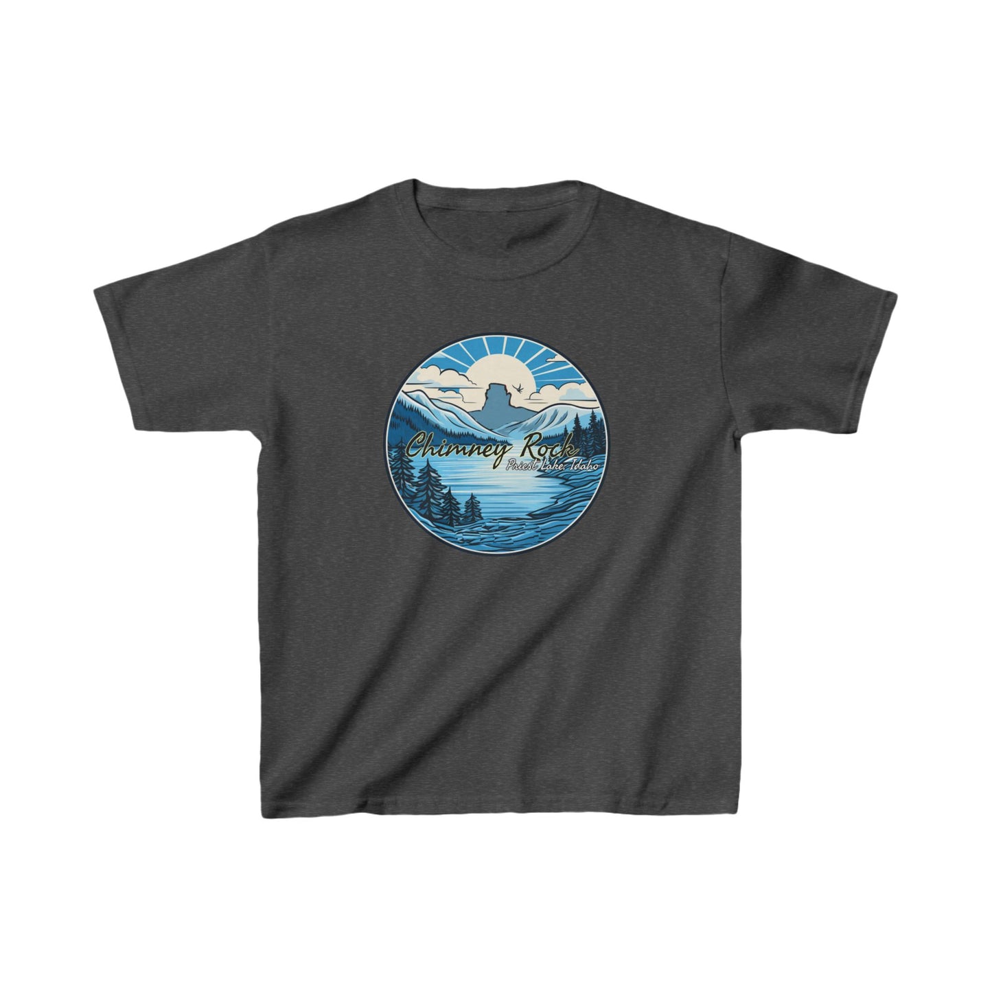 Blue Chimney Rock Kids Heavy Cotton™ Tee