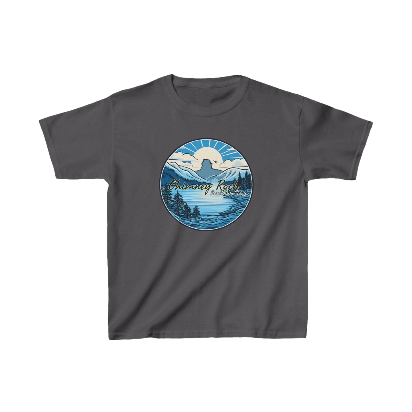 Blue Chimney Rock Kids Heavy Cotton™ Tee