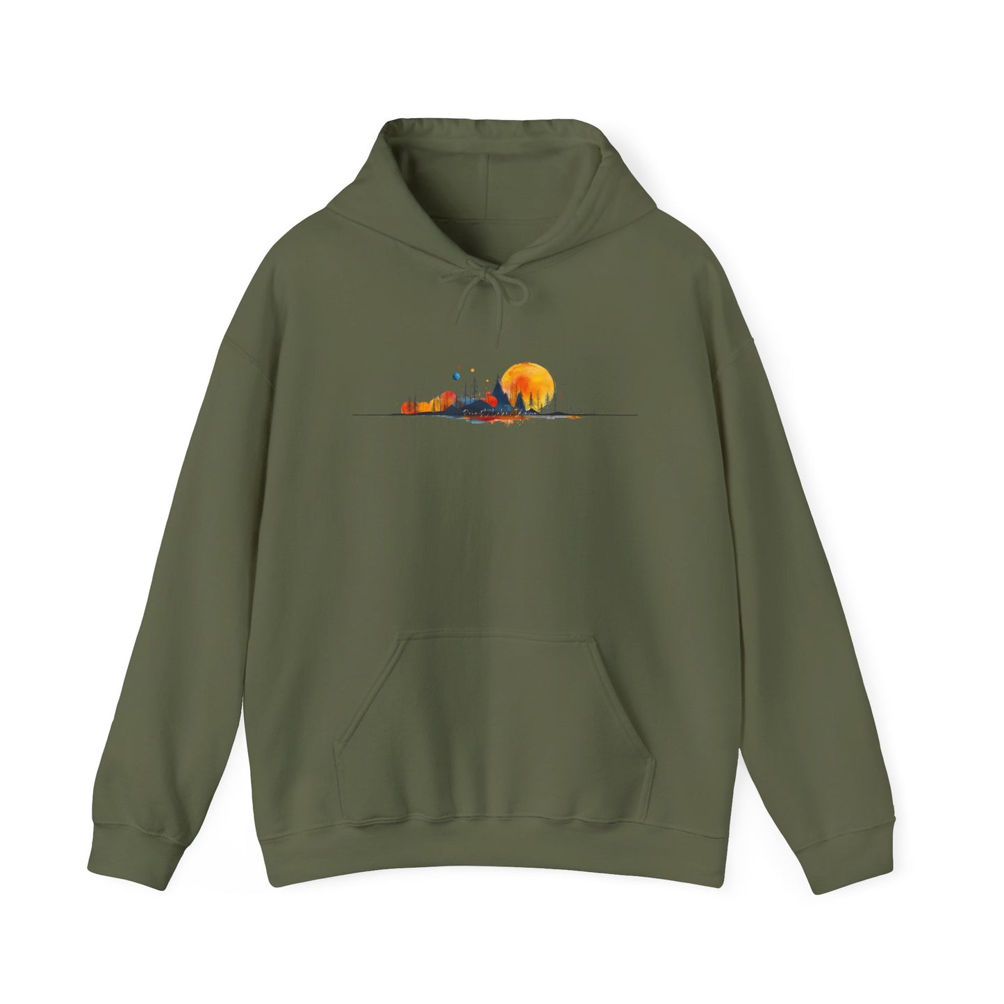 Priest Lake Geometry 4 Hoodie