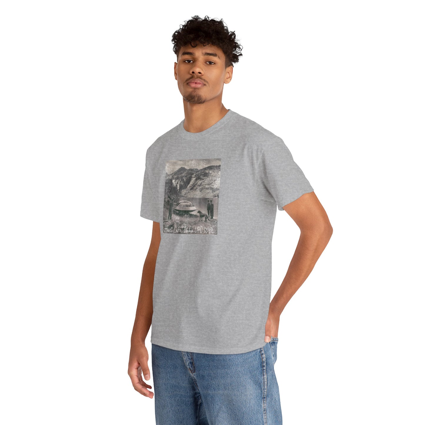 1896 Hunt Lake UFO Photo Print Tee