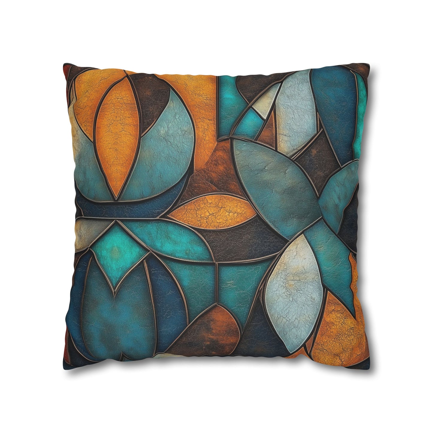 Mosaic Dreams - Square Polyester Pillowcase