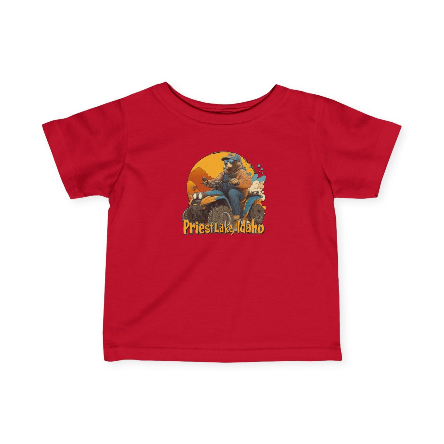Priest Lake Bear Quad Infant Jersey Tee