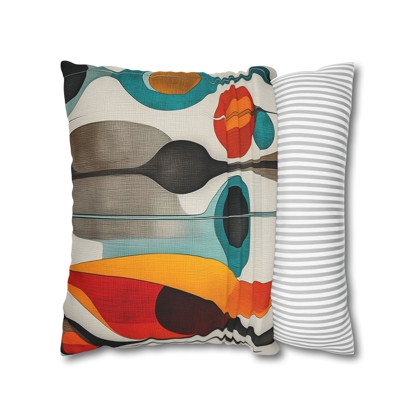 Mid-Century Dreams - Square Polyester Pillowcase