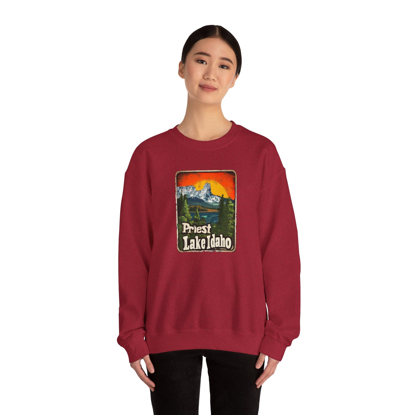 Iconic Chimney Rock Unisex Heavy Blend™ Crewneck Sweatshirt