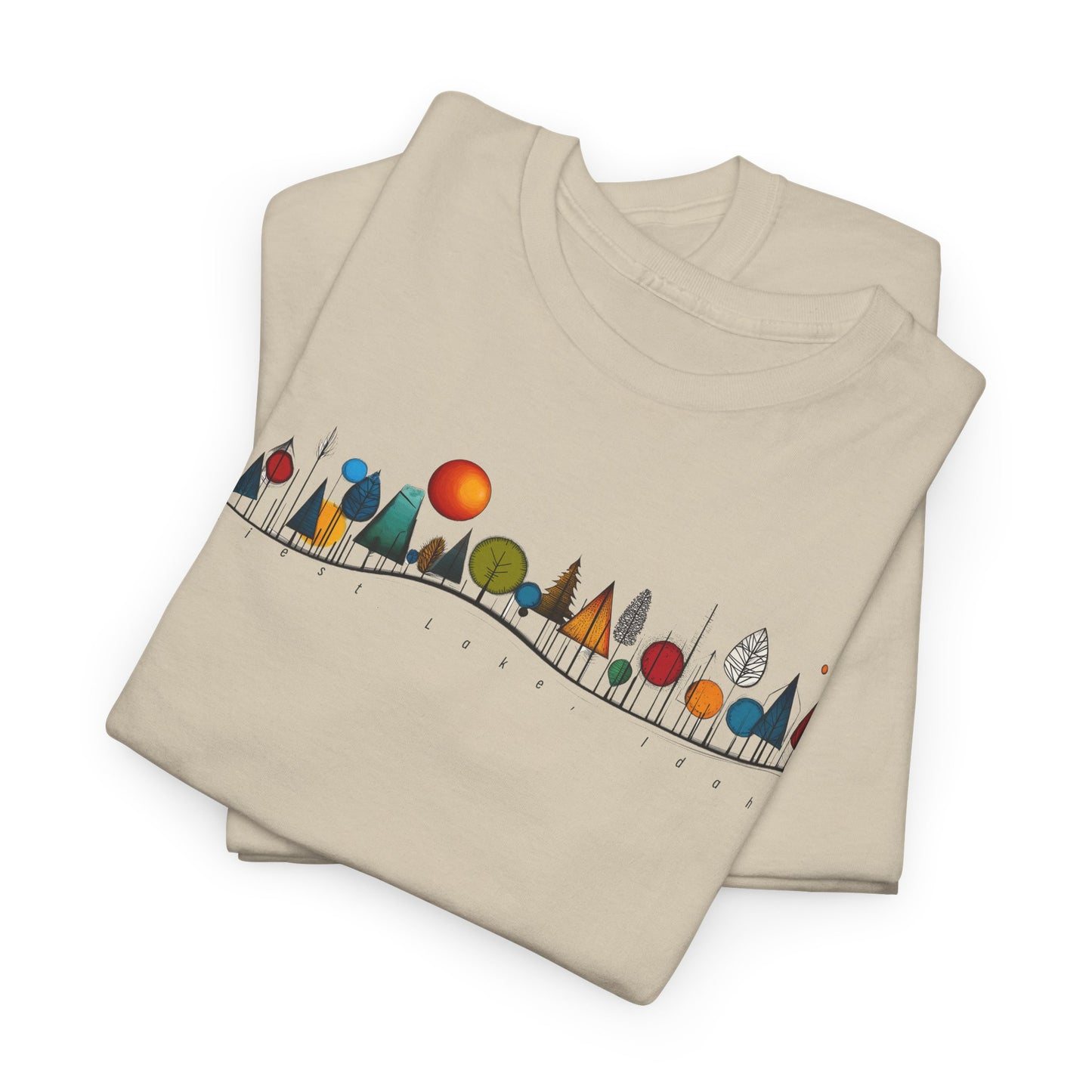 Priest Lake Natural Geometry 5 T-shirt