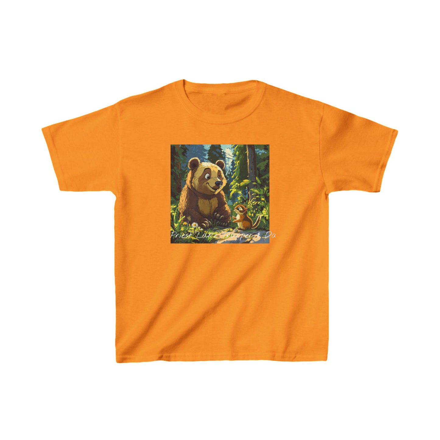 Priest Lake Trapper & Dash Kids T-shirt