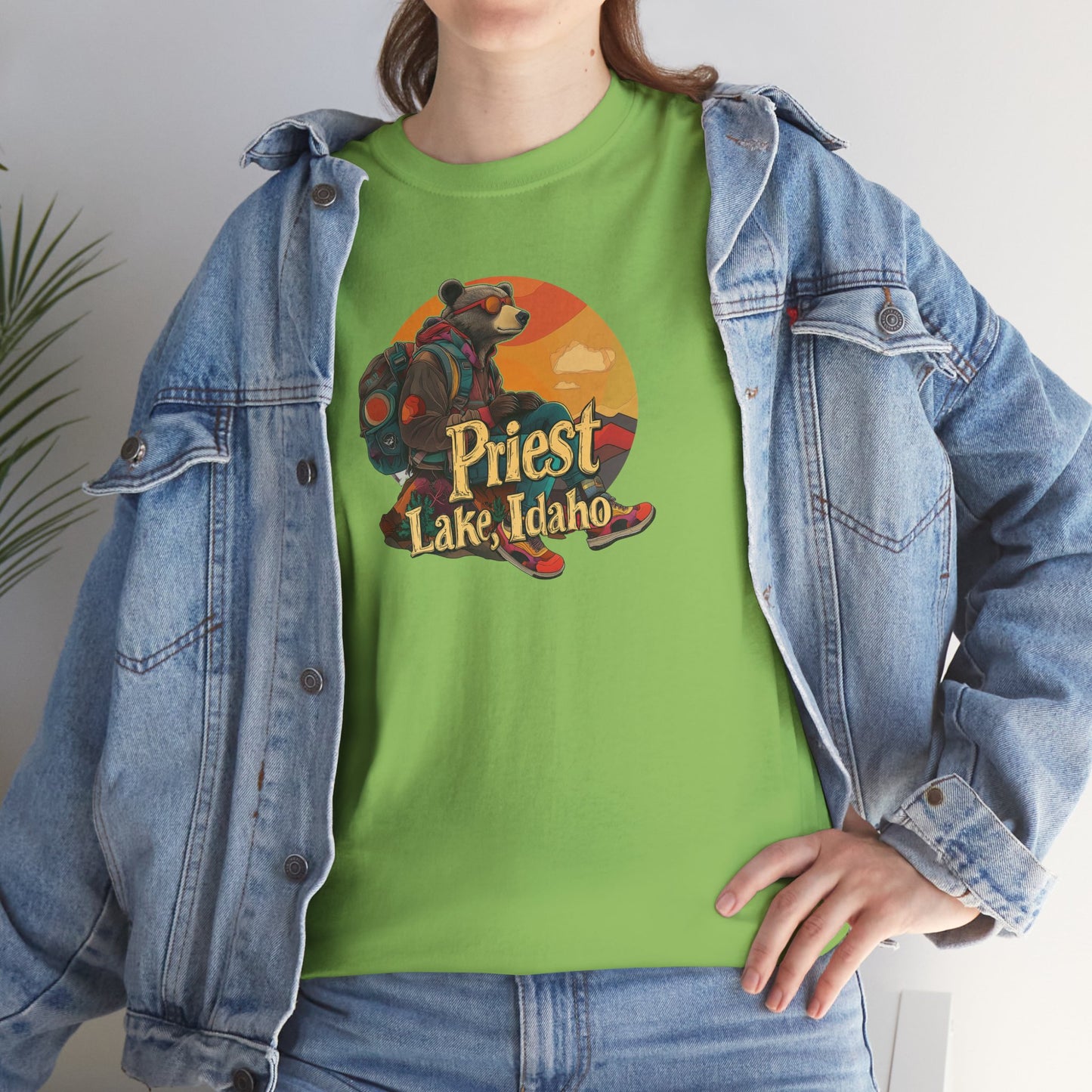 Priest Lake Hiker Bear 1 T-shirt