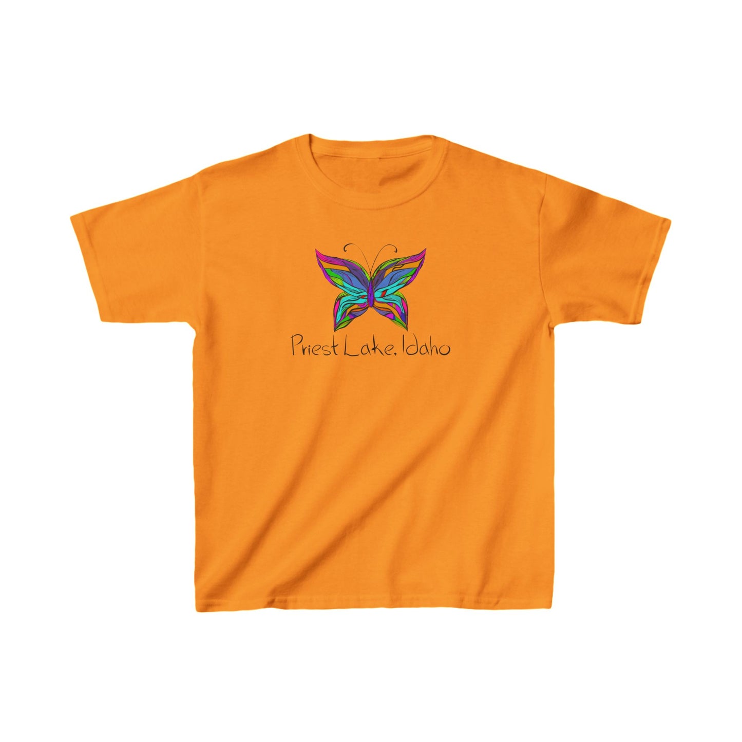 Priest Lake Butterfly Kids T-shirt