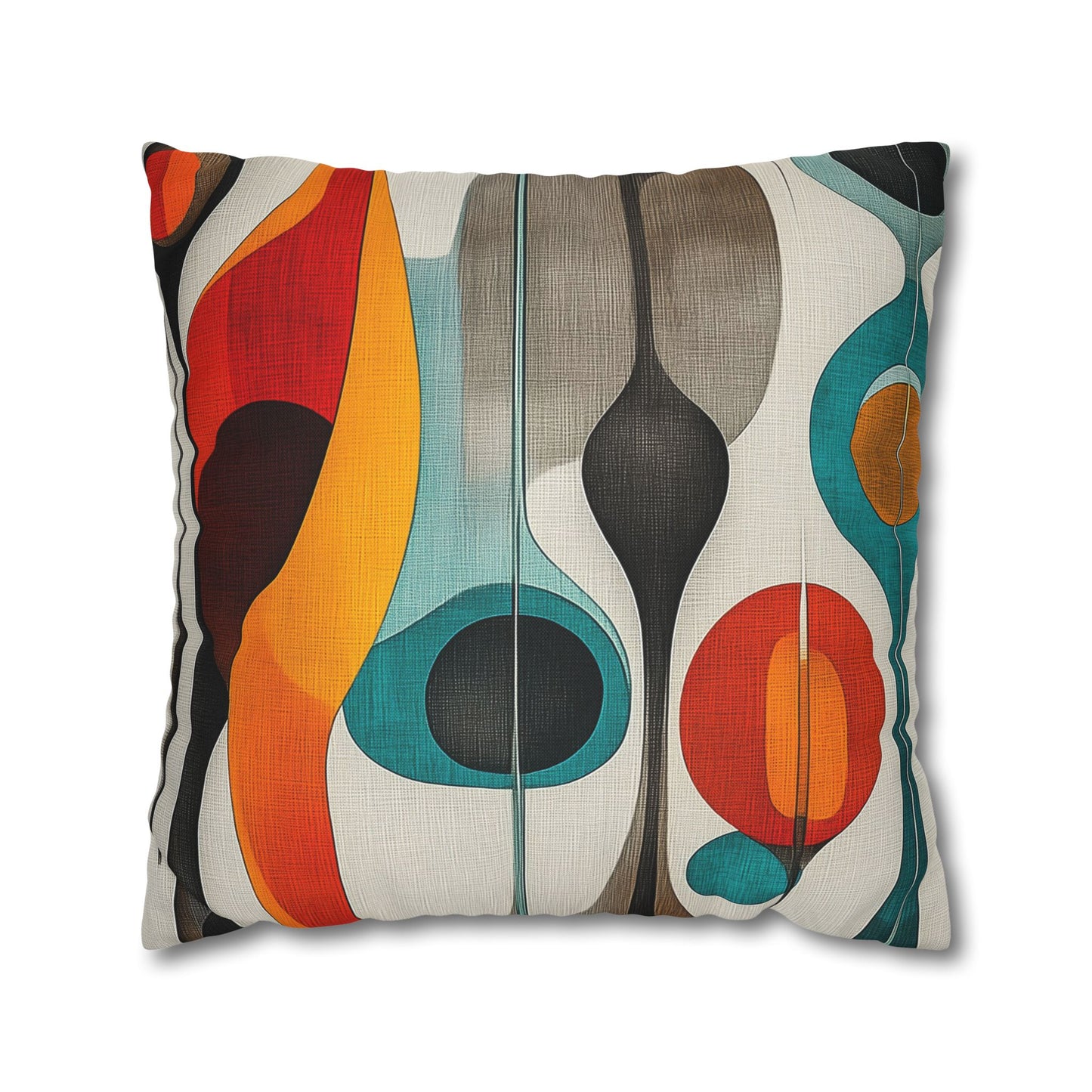 Mid-Century Dreams - Square Polyester Pillowcase
