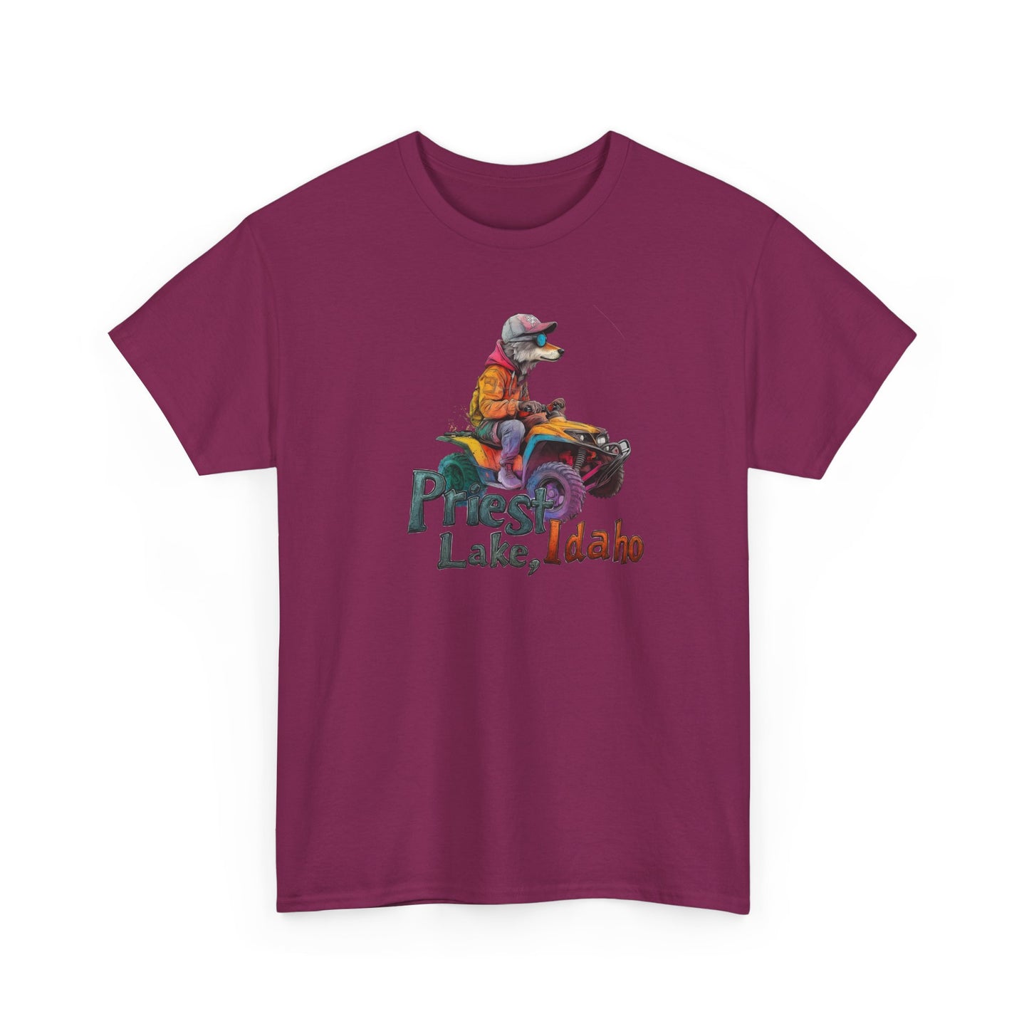 Priest Lake Wolf Quad 1 T-shirt
