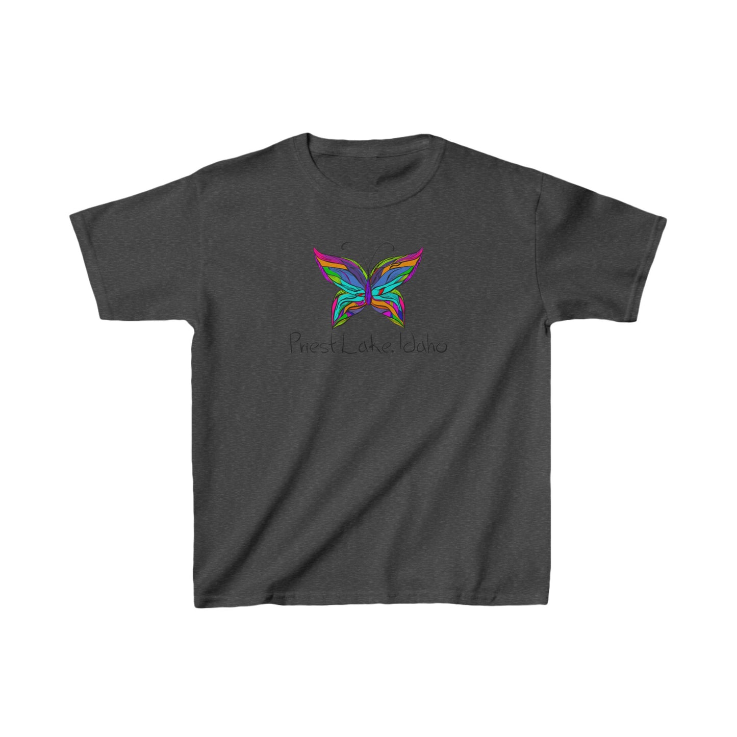 Priest Lake Butterfly Kids T-shirt