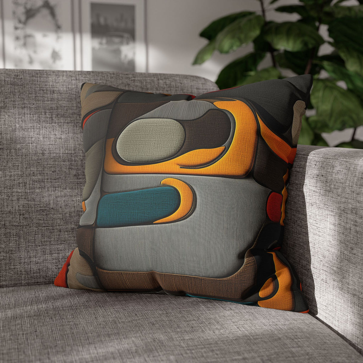 Interlocking Dreams - Square Polyester Pillowcase