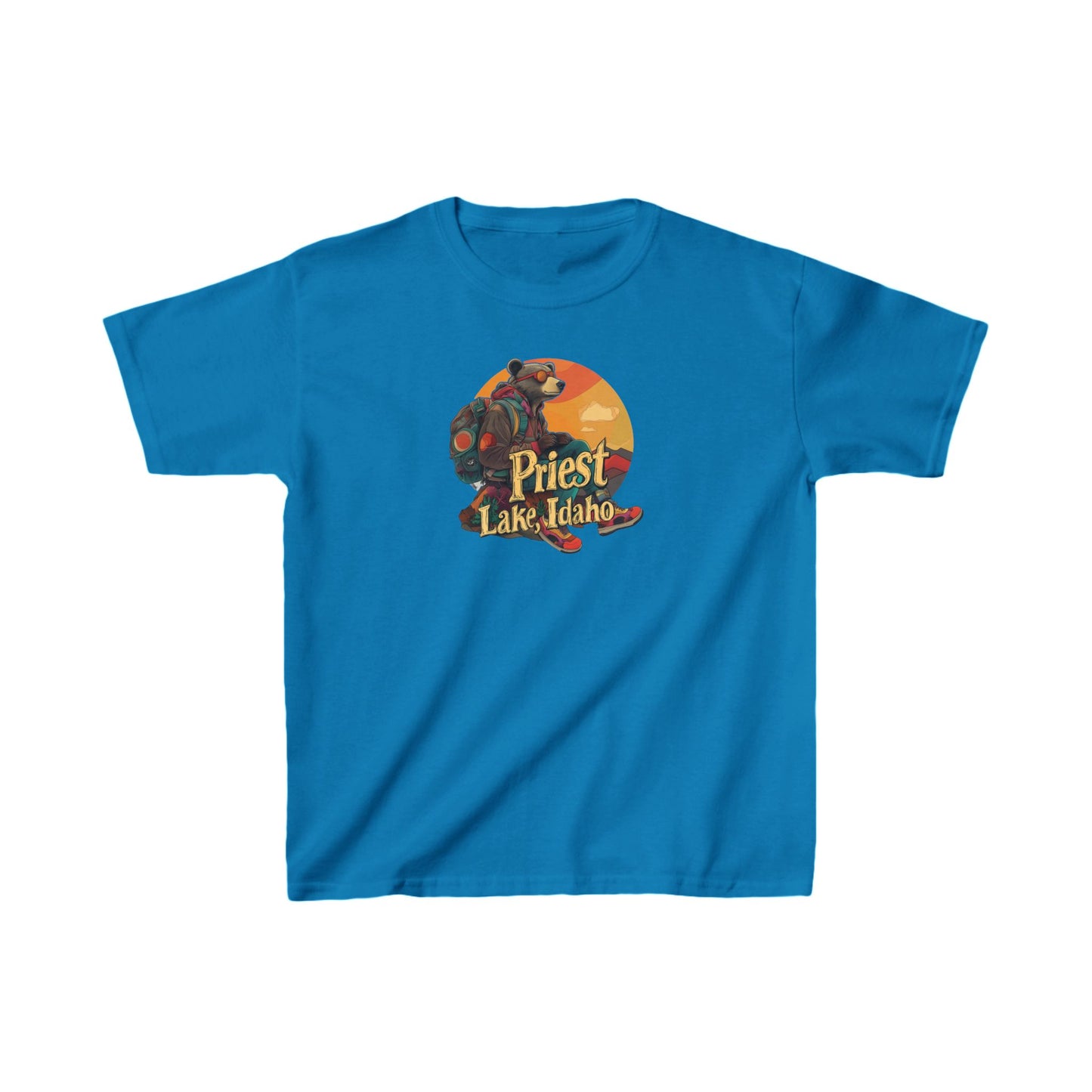Hiker Bear 1 Kids T-shirt