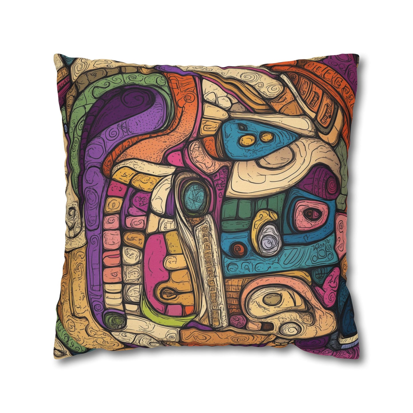 Chromatic Dreams- Square Polyester Pillowcase