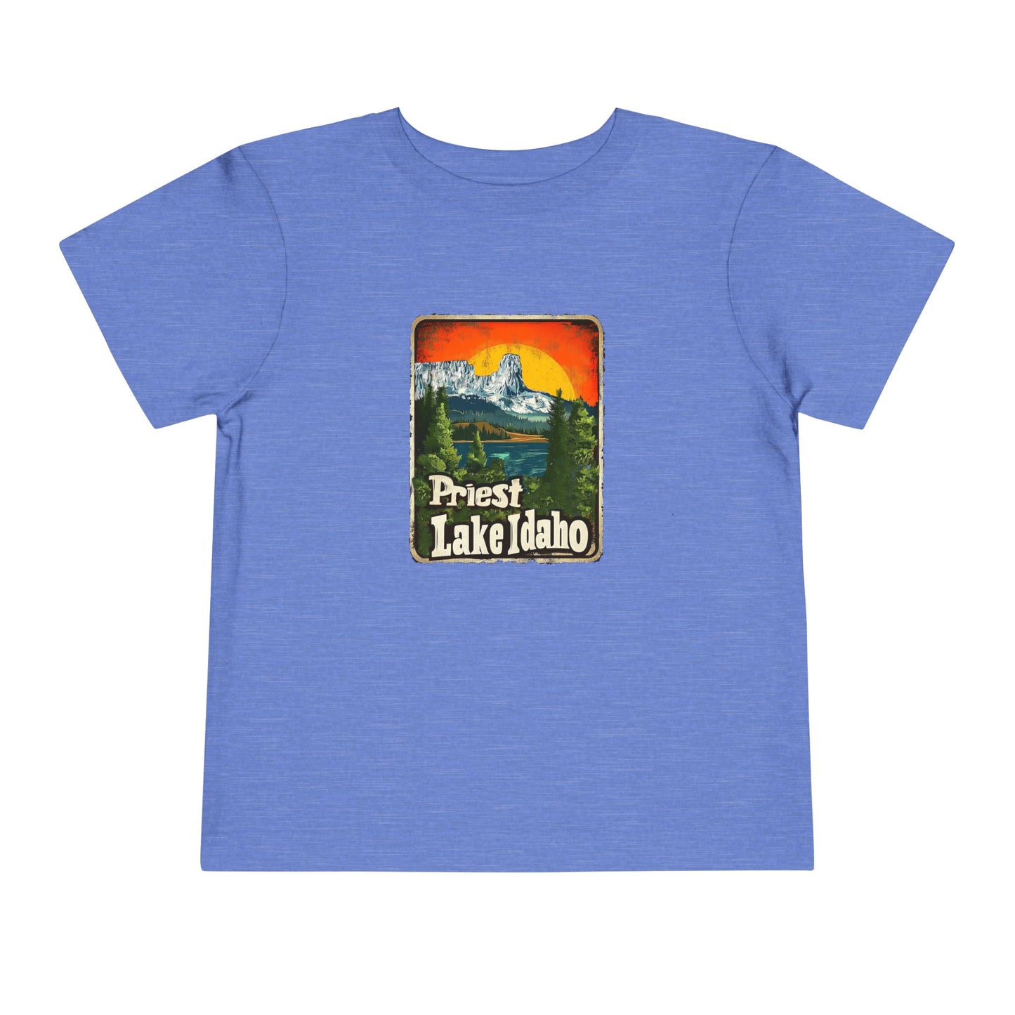 Priest Lake Iconic Chimney Rock Toddler Short Sleeve Tee