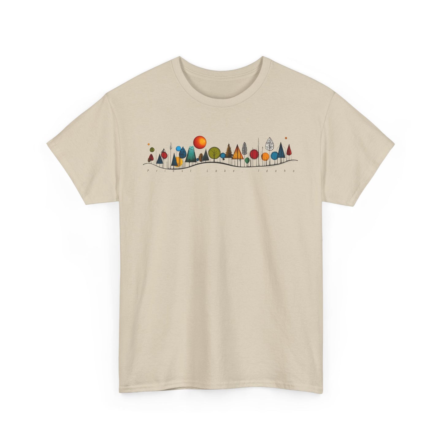 Priest Lake Natural Geometry 5 T-shirt