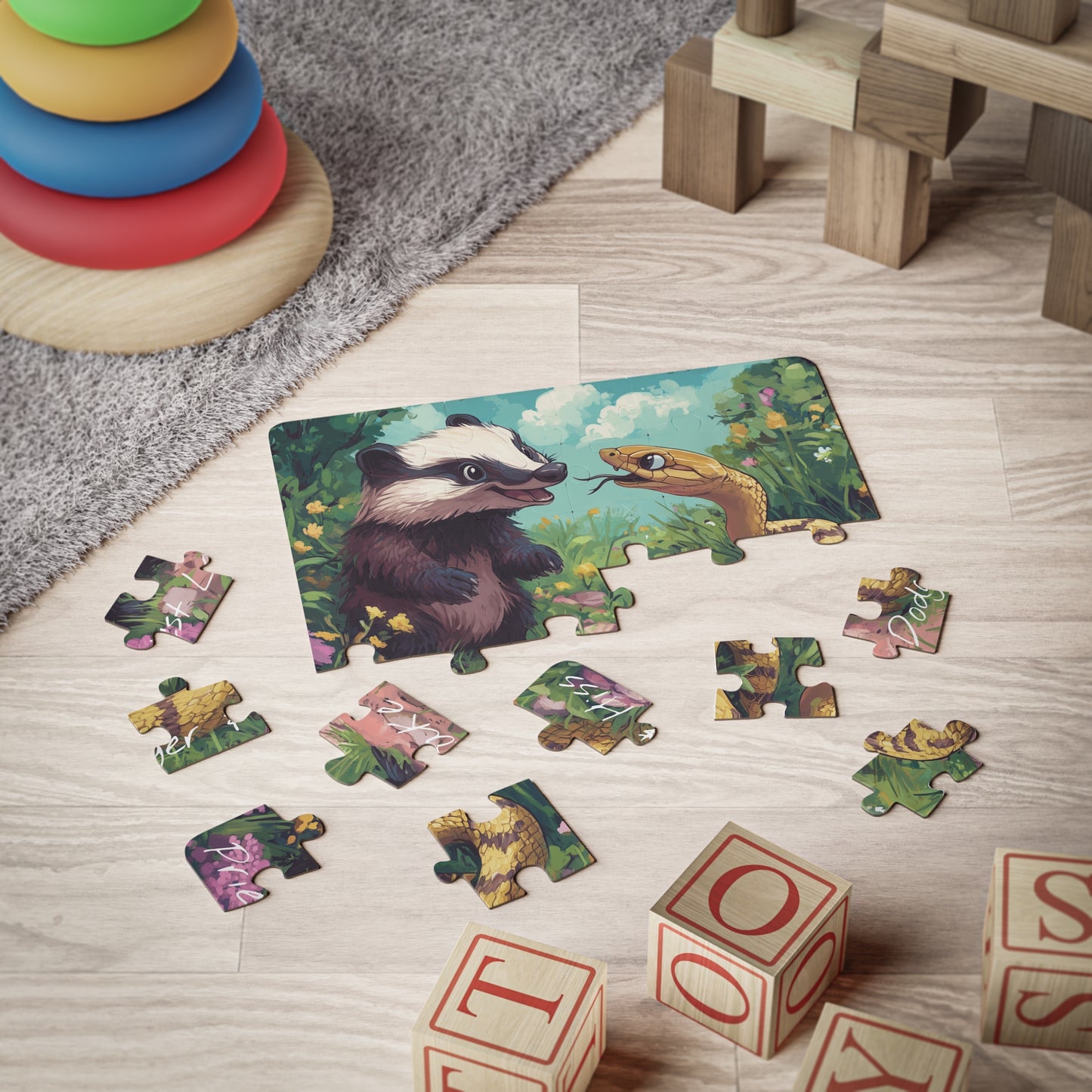Priest Lake Dodger & Hiss Kids' Puzzle, 30-Piece