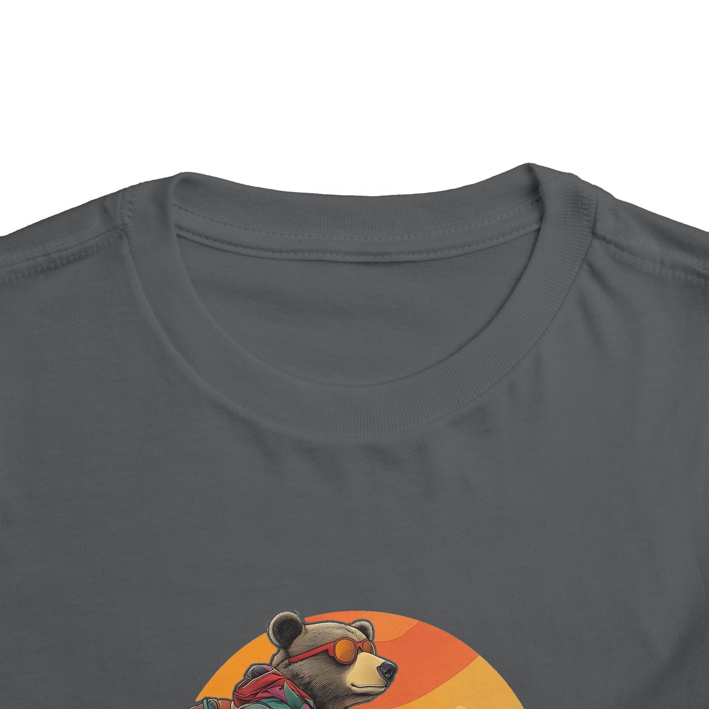 Priest Lake Hiker Bear Toddler Short Sleeve Tee