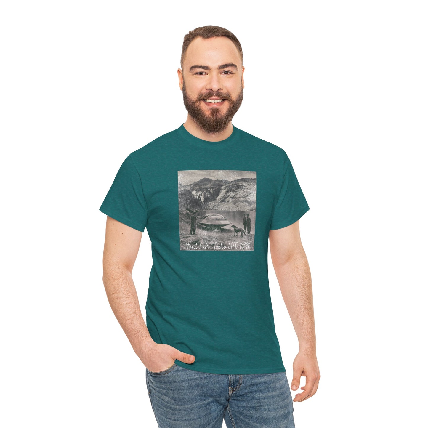 1896 Hunt Lake UFO Photo Print Tee