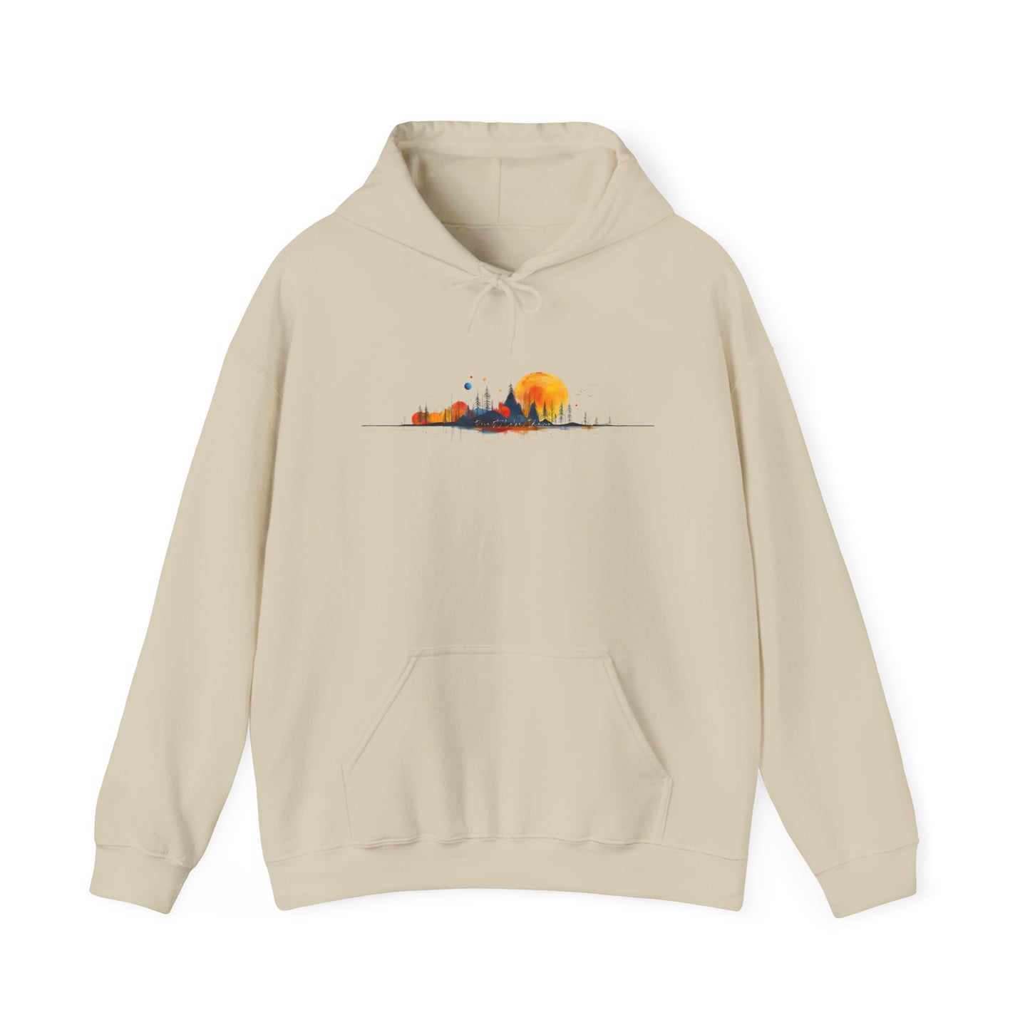 Priest Lake Geometry 4 Hoodie