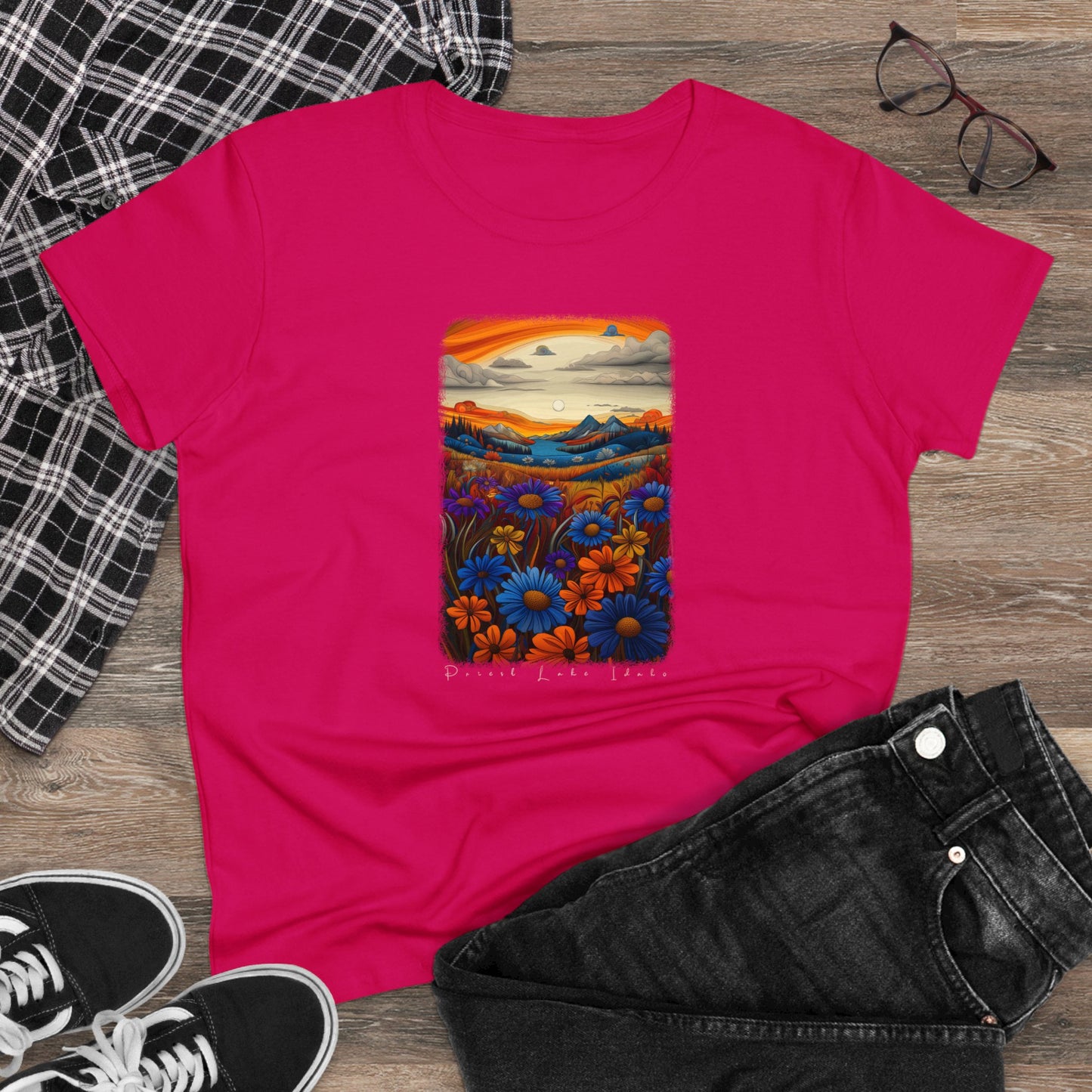 Priest Lake Colors Midweight Cotton Tee
