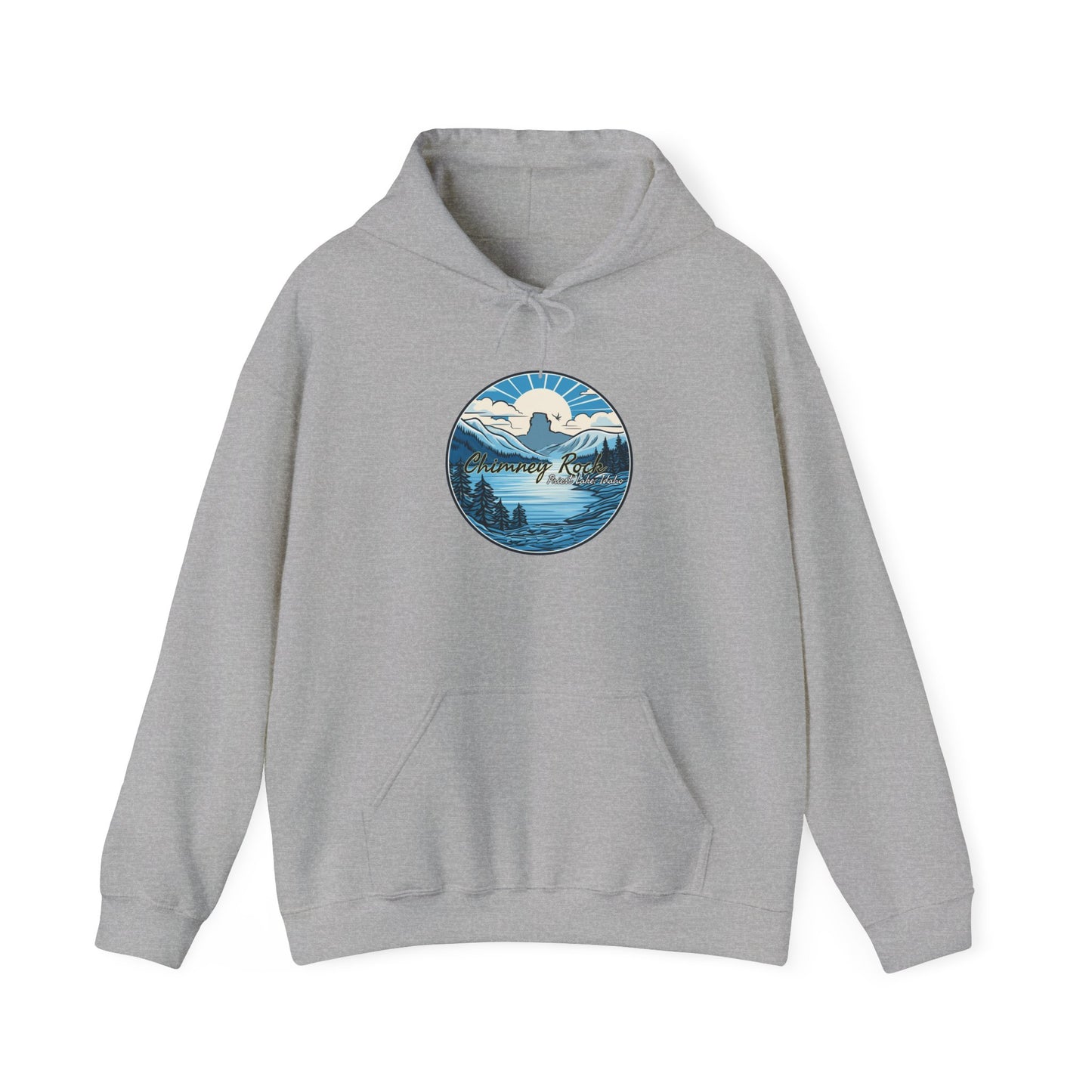 Blue Chimney Rock Hoodie