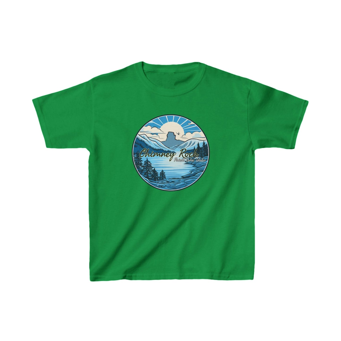 Blue Chimney Rock Kids Heavy Cotton™ Tee