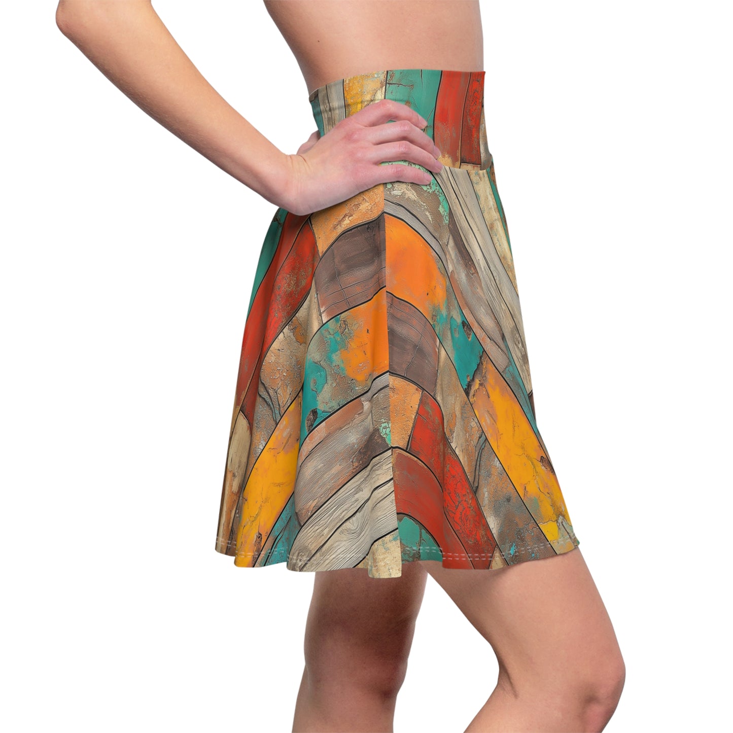 Rustic Palette - Skater Skirt