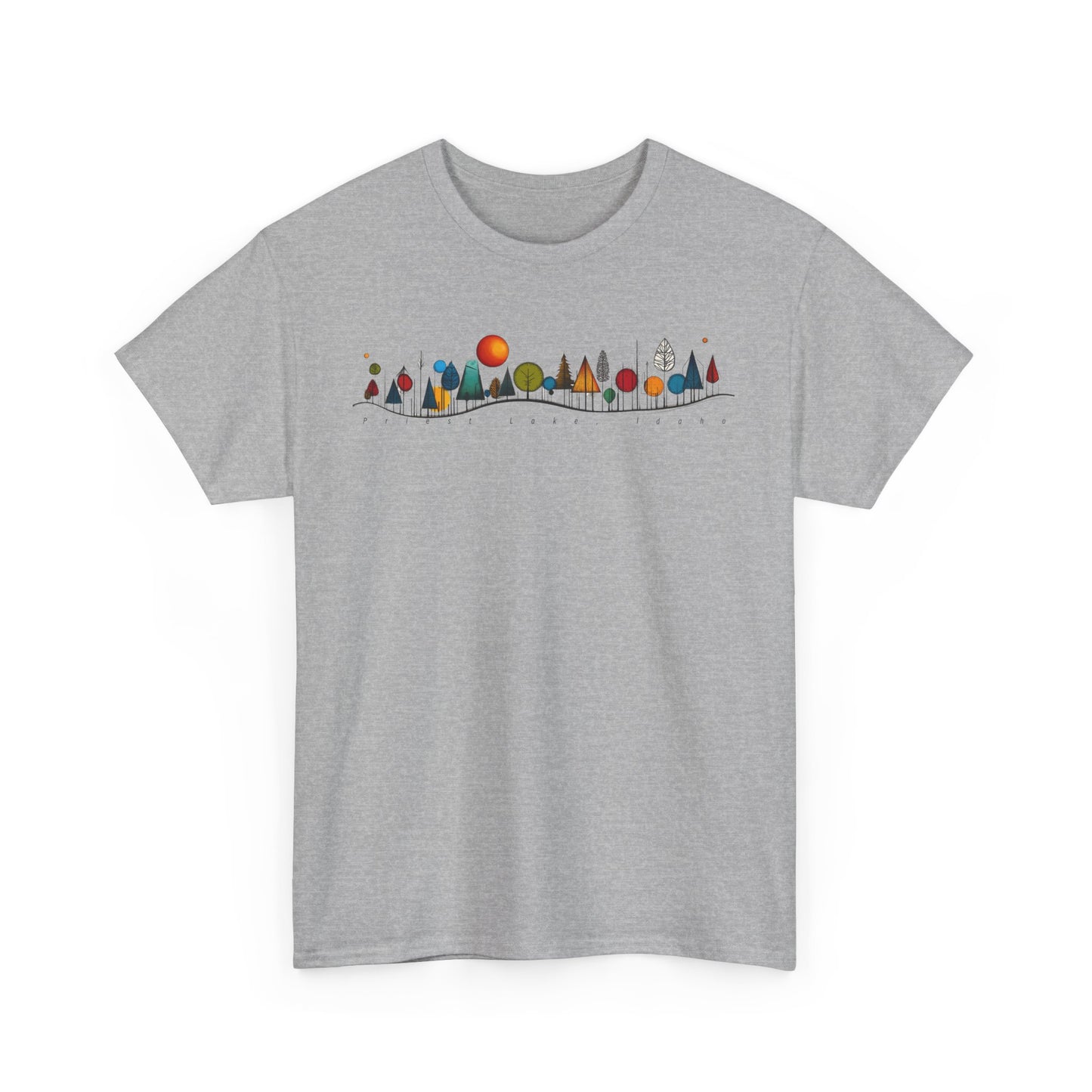 Priest Lake Natural Geometry 5 T-shirt