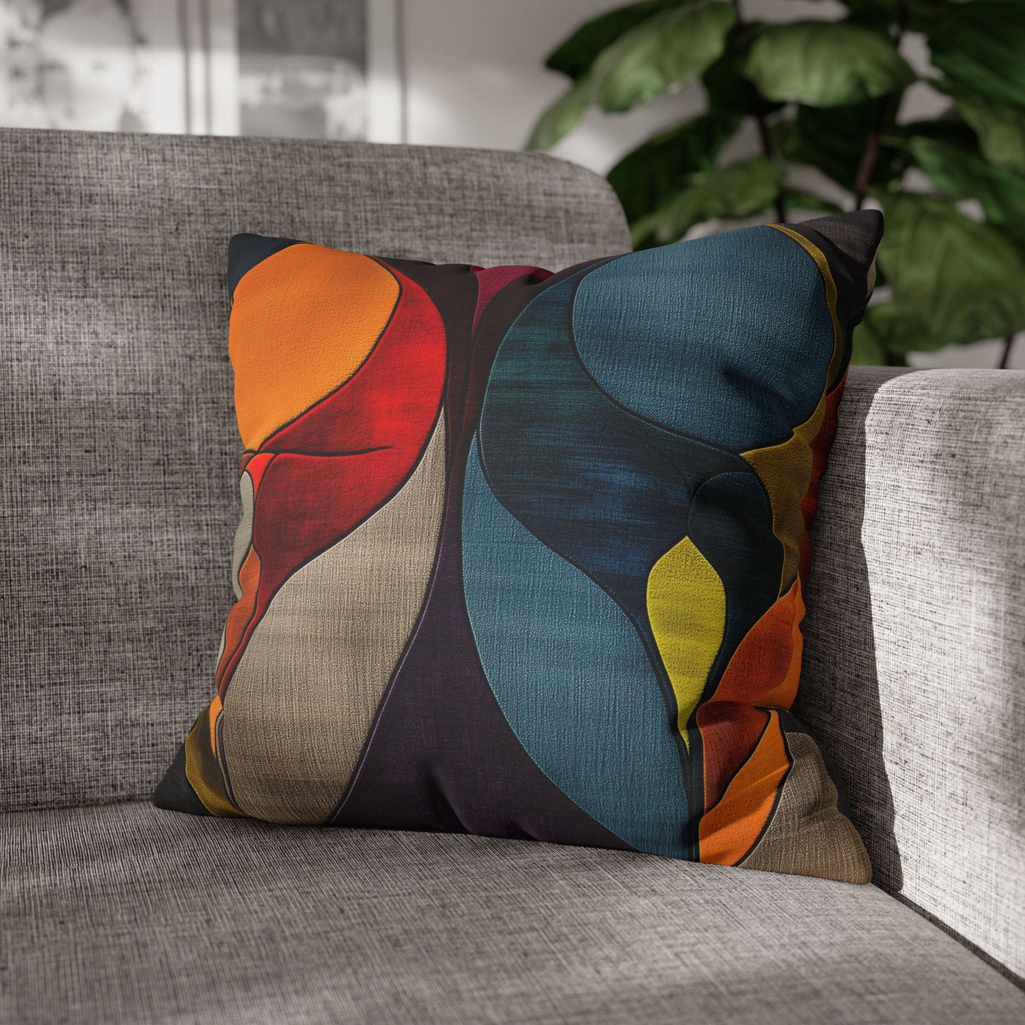 Cosmic Dance- Square Polyester Pillowcase