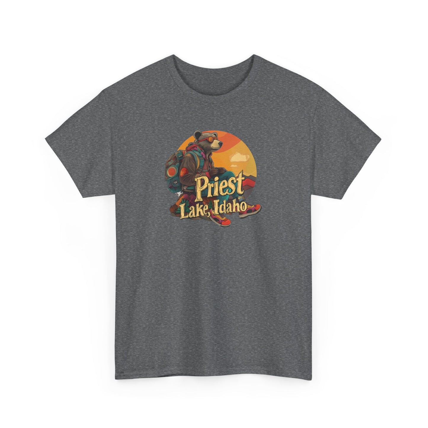 Priest Lake Hiker Bear 1 T-shirt