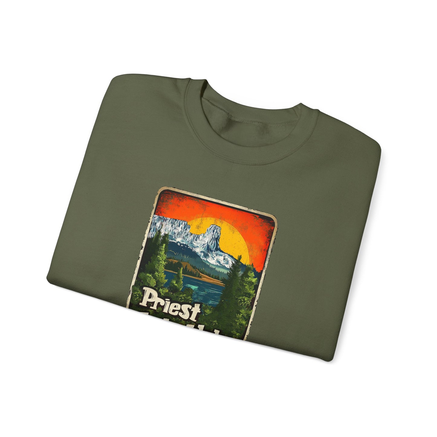 Iconic Chimney Rock Unisex Heavy Blend™ Crewneck Sweatshirt