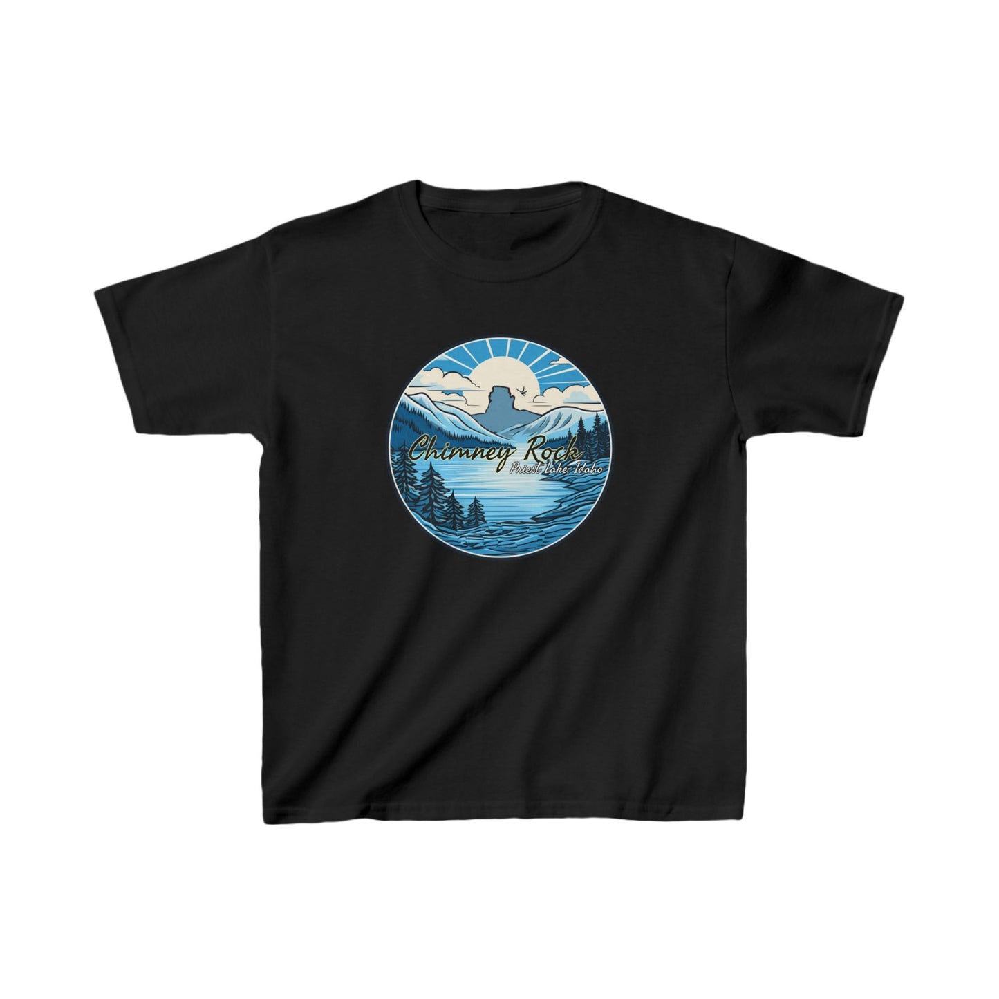 Blue Chimney Rock Kids Heavy Cotton™ Tee