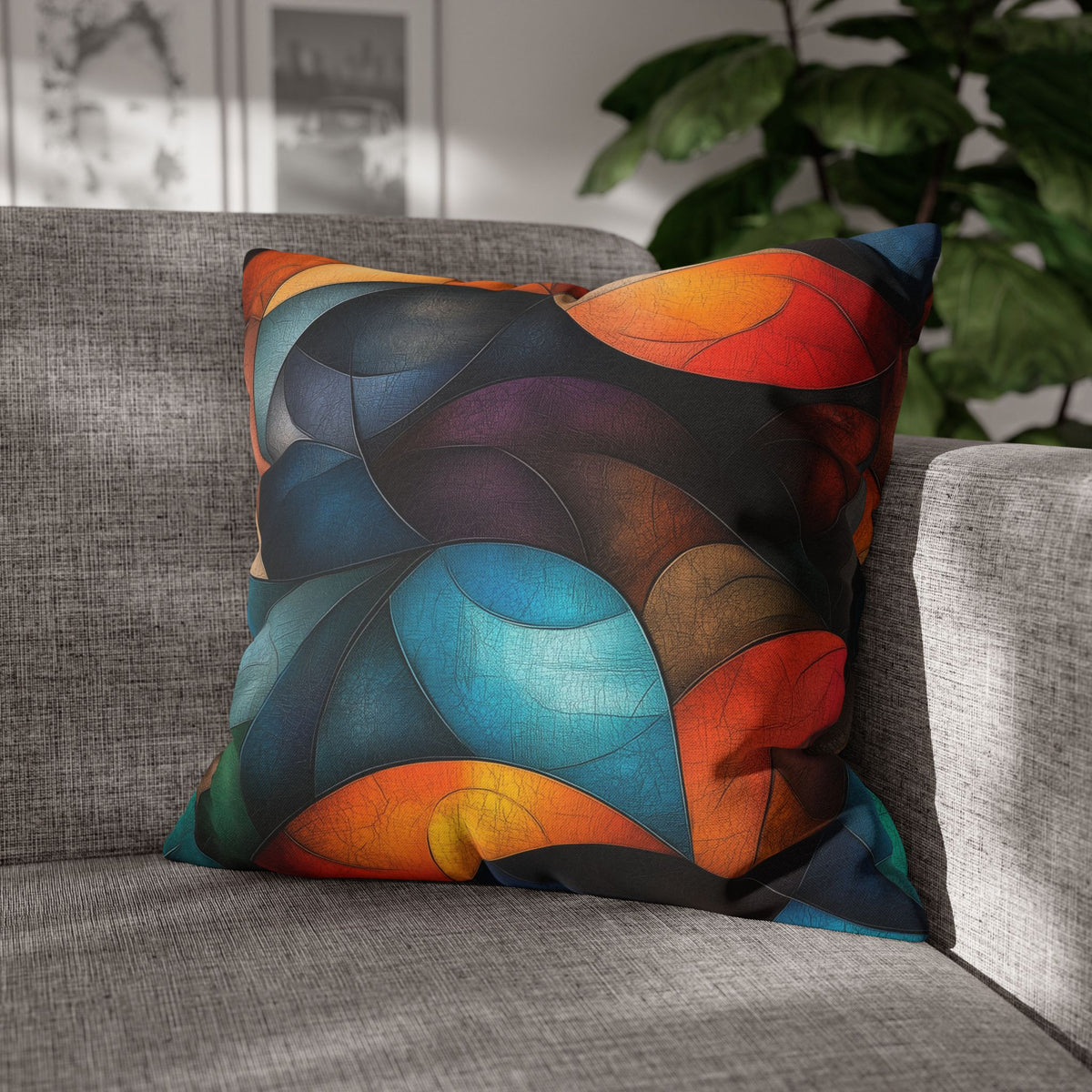 Kaleidoscope Dreams - Square Polyester Pillowcase