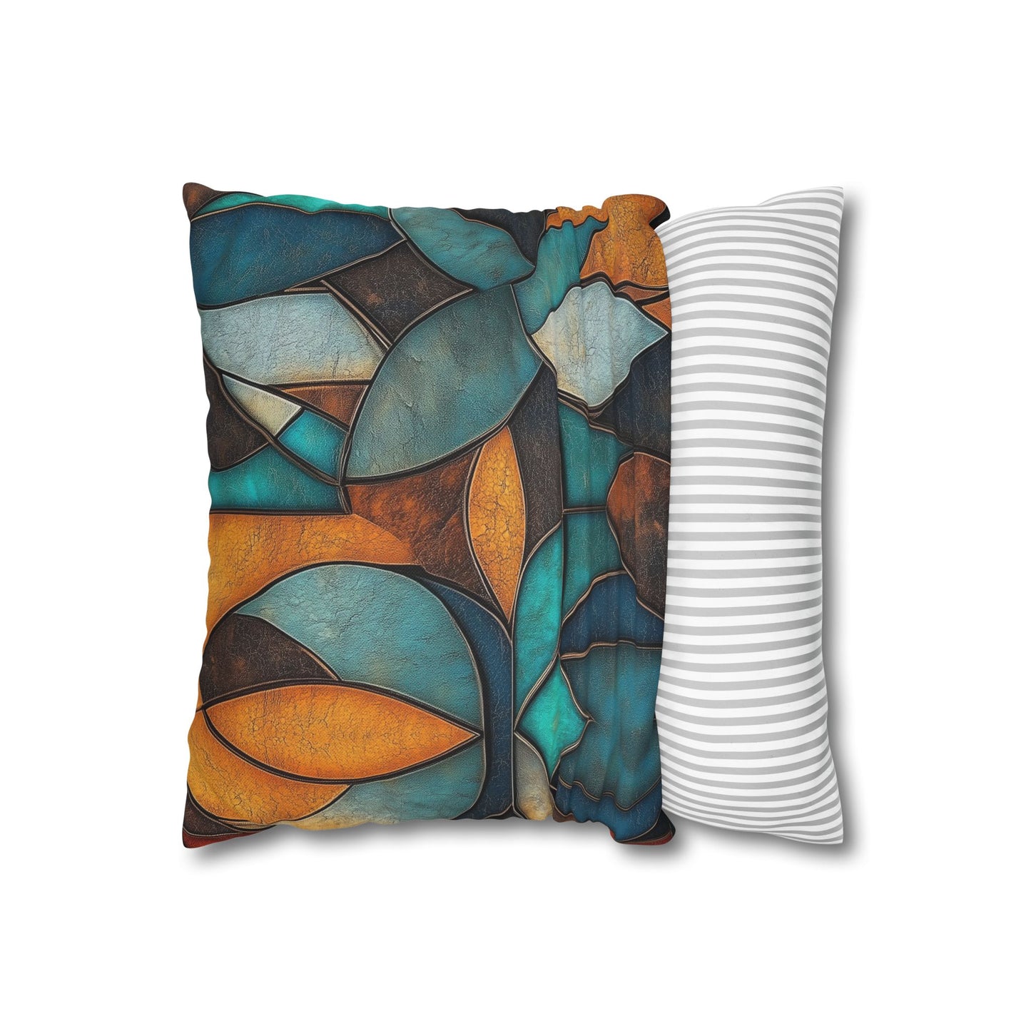 Mosaic Dreams - Square Polyester Pillowcase