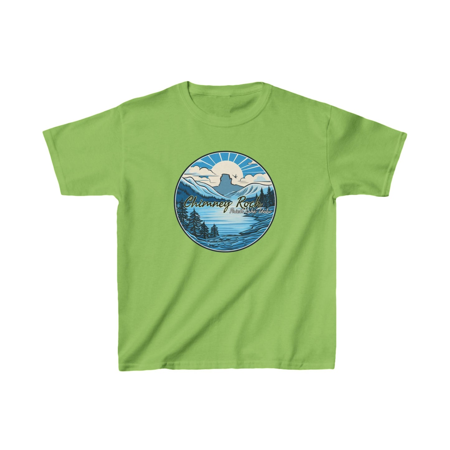 Blue Chimney Rock Kids Heavy Cotton™ Tee