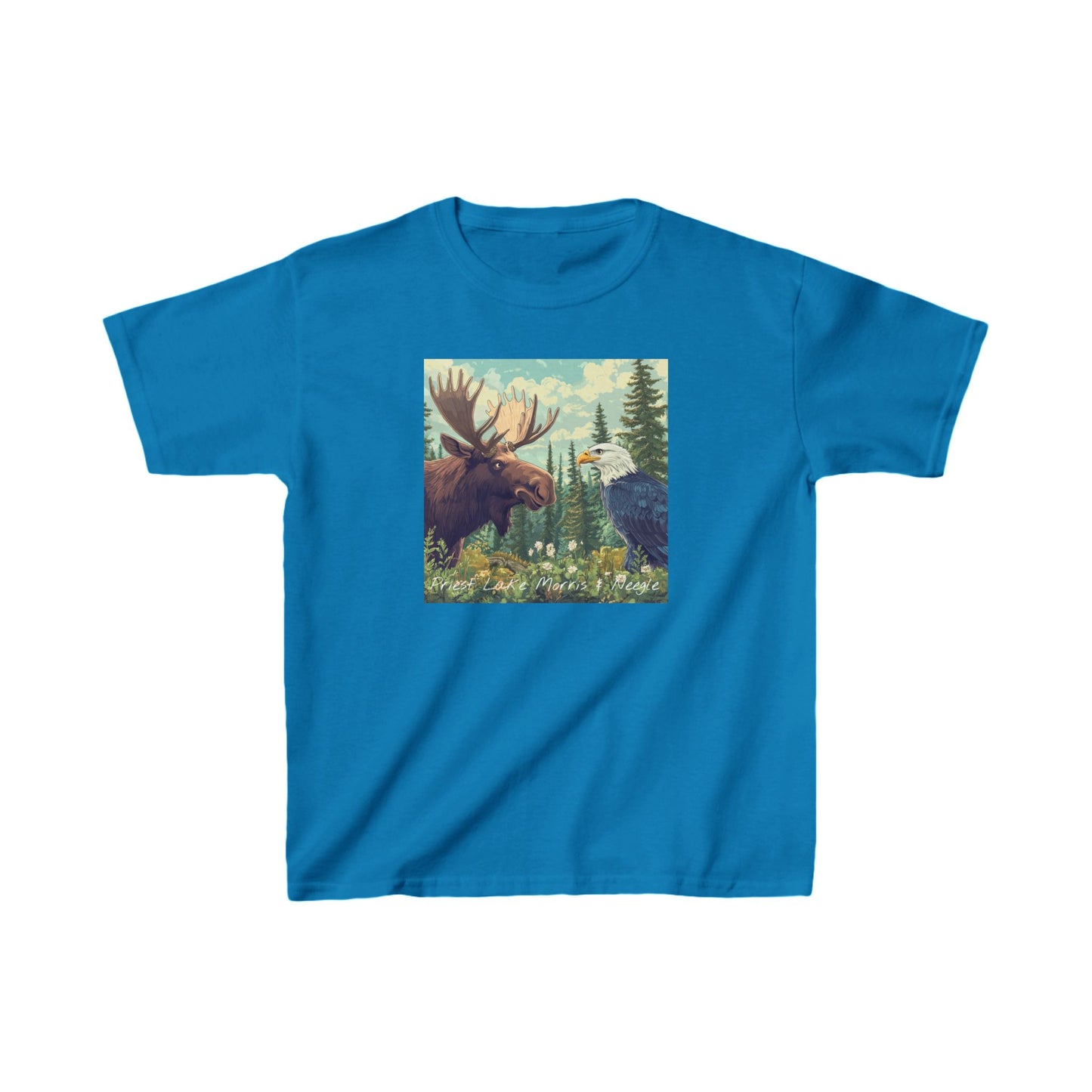 Priest Lake Morris & Neegle Kids T-shirt