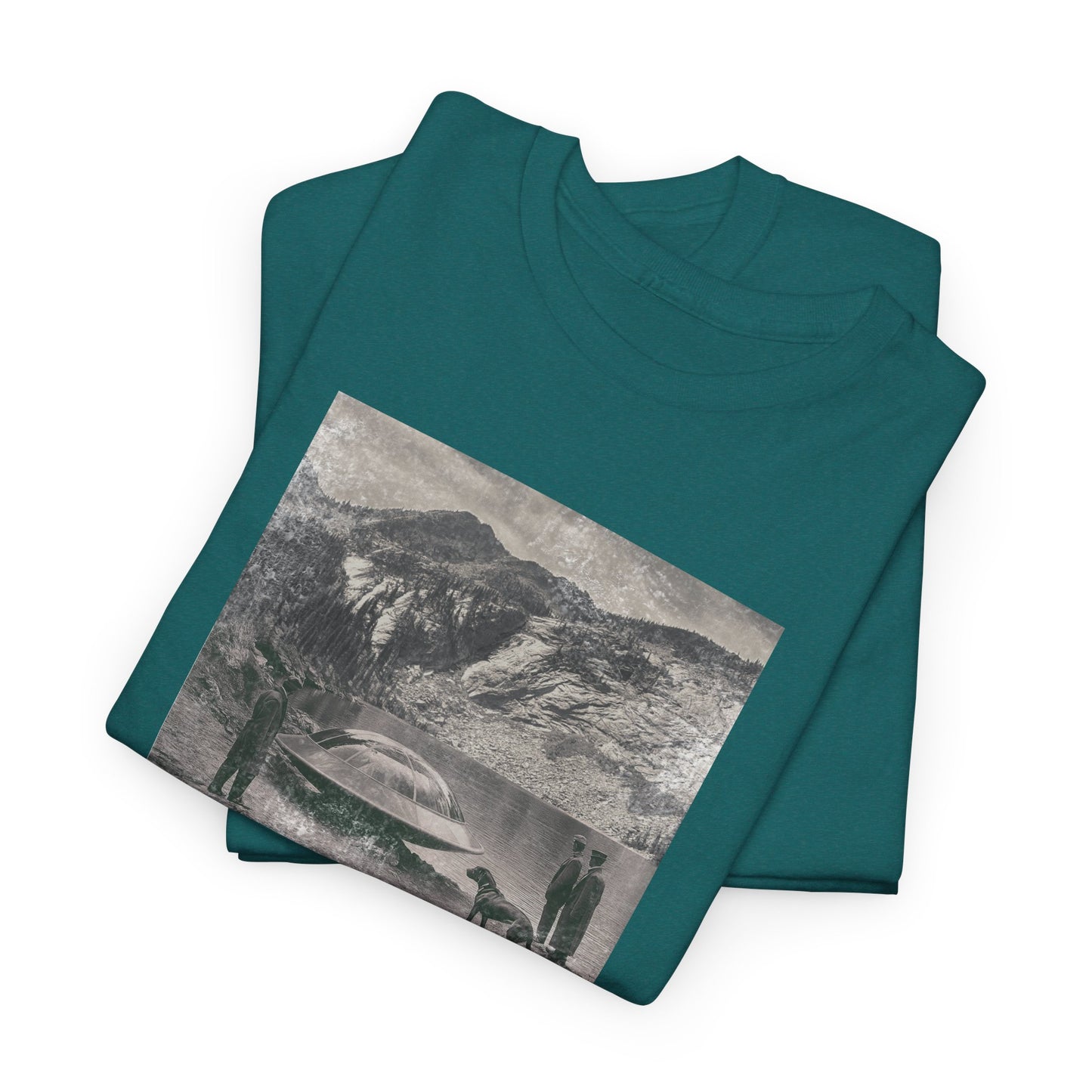 1896 Hunt Lake UFO Photo Print Tee