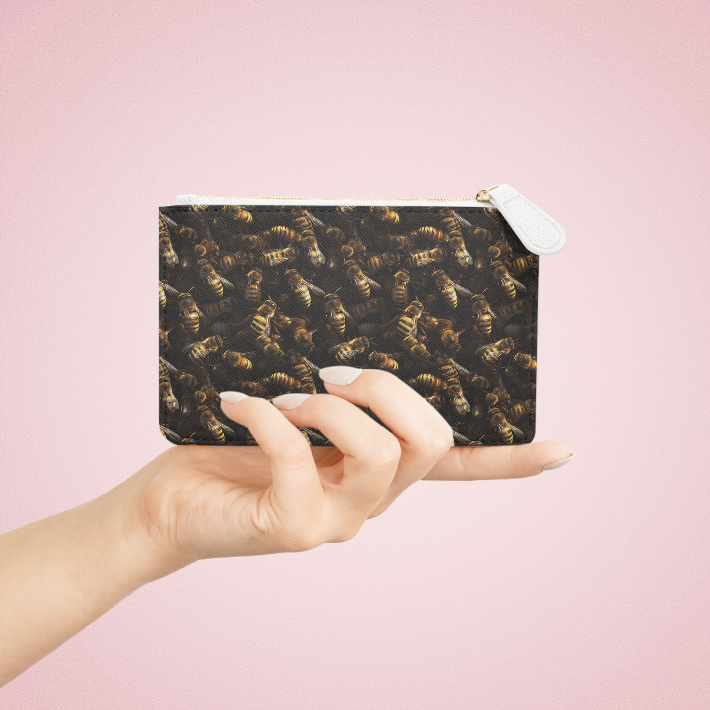 Bees Please Fly Mini Clutch Bag