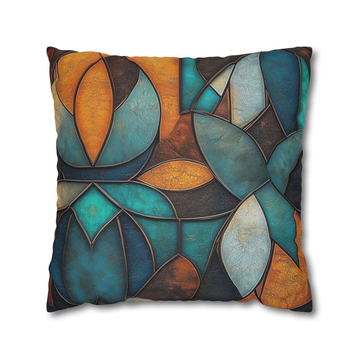 Mosaic Dreams - Square Polyester Pillowcase