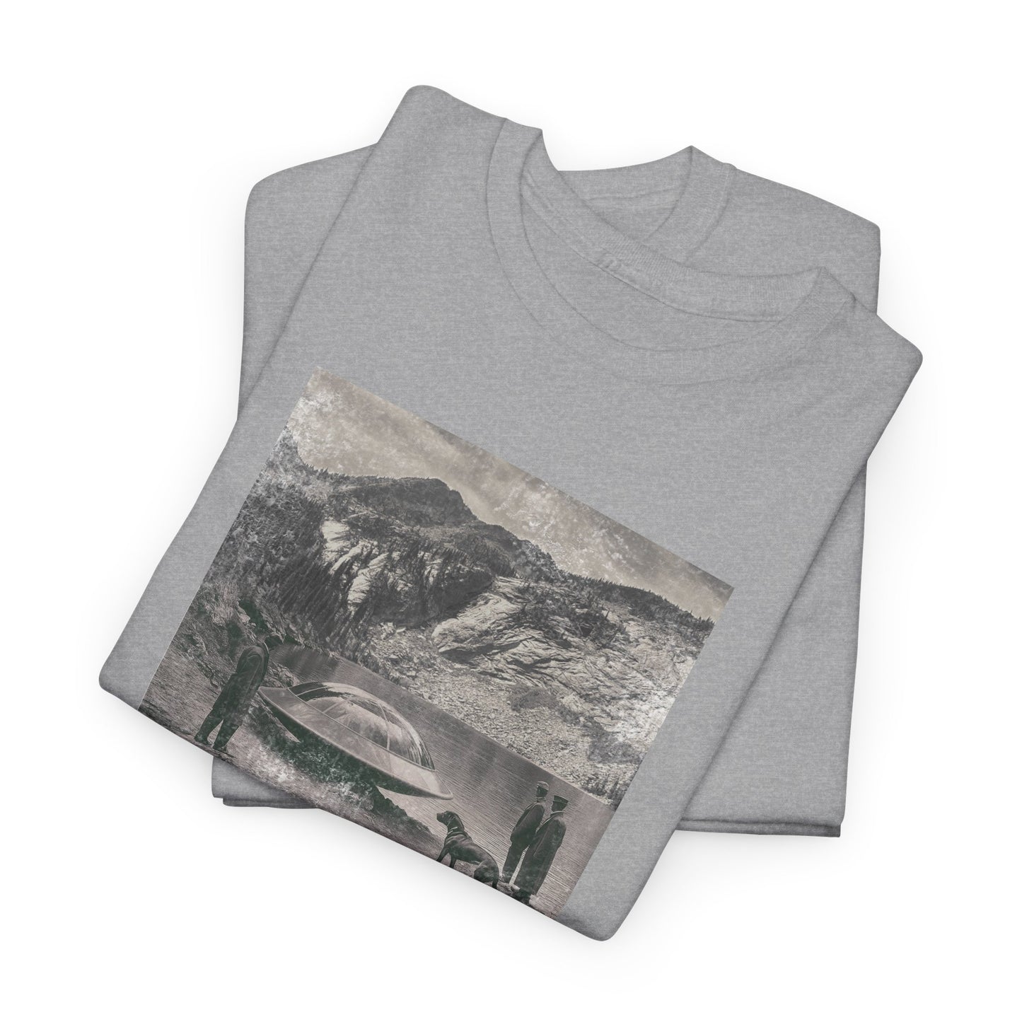 1896 Hunt Lake UFO Photo Print Tee