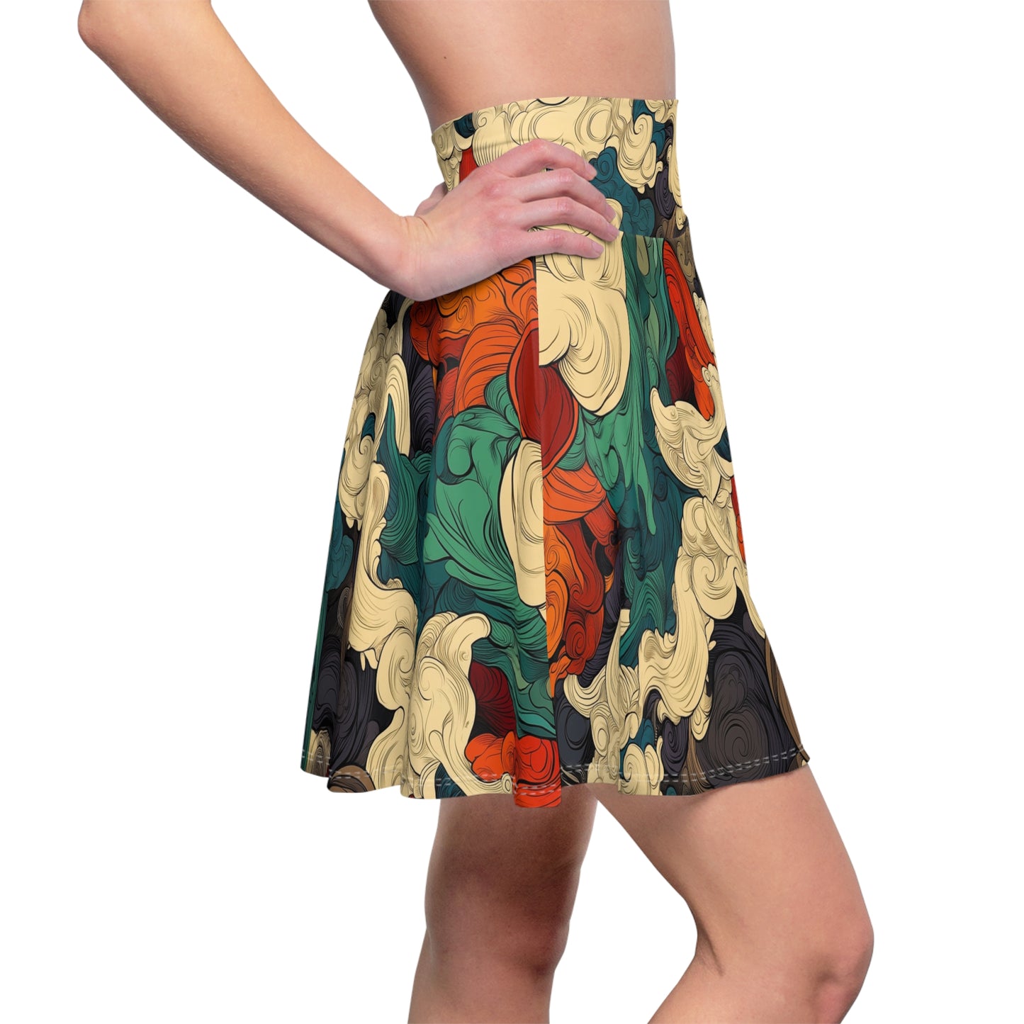 Turbulent Tides Skater Skirt