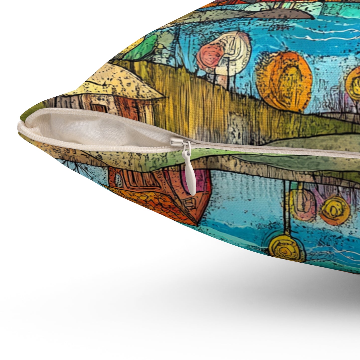 Sun Splash 4 Polyester Pillow